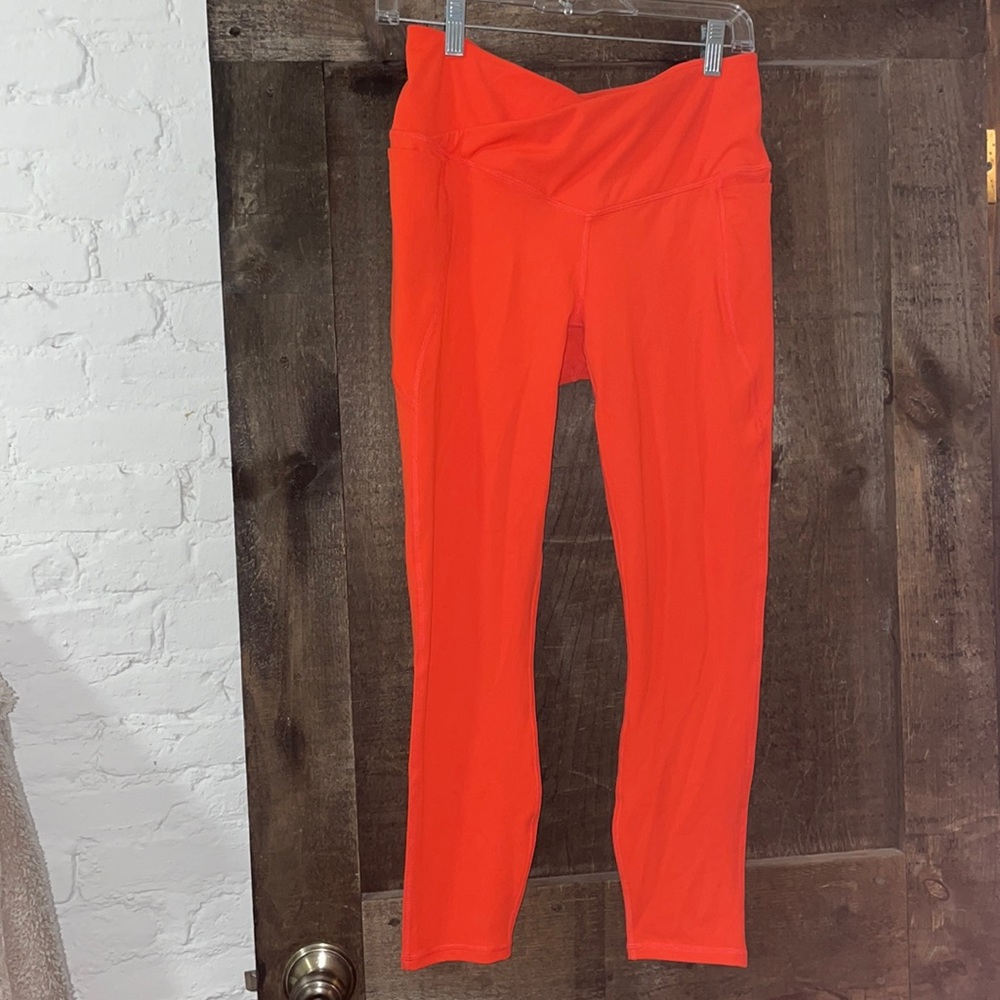 NWT Orange Fall Workout leggings